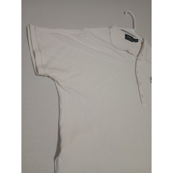 Polo Ralph Lauren SP Polo White Logo Letting Rare Womens - Picture 5 of 12